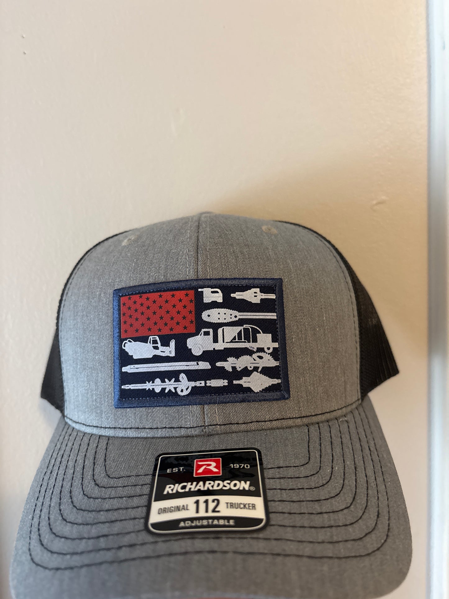 Drilling Flag Hat (Richardson Curved Bill)