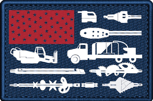 Drill flag sticker